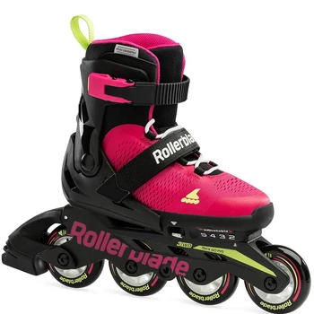 Ролики Rollerblade Microblade 2024 36,5-40 Темно-рожевий