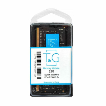 Модуль пам`яті T&G SO-DIMM DDR4 32GB/2666 (TGDR4NB32G2666)