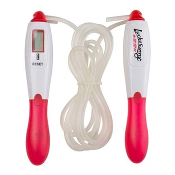 Скоростная скакалка со счетчиком 78552 white-red 2,8 м