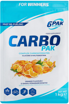Харчова добавка 6Pak carbo Pak 1000 г Апельсин (5902811812702)