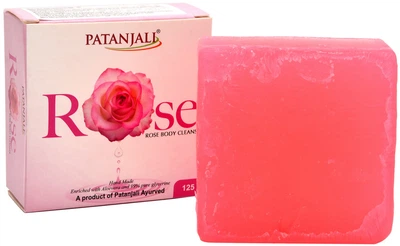 Мило для тіла Patanjali Ayurved Троянда 125 г (8904109420597)