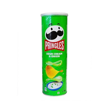 Чіпси Sour cream & onion сметана та цибуля Pringles, 165г
