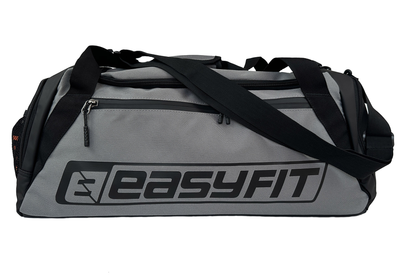 Спортивная сумка Easyfit SB1 45 л (с отделением для обуви и карманом для влажных вещей, лямкой через плечо, для спорта и фитнеса) EF-8001-GY