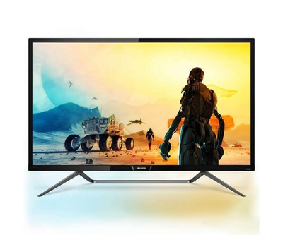 Монітор TFT 42.5" Philips 436M6VBPAB, MVA, 4K, HDR, HDMI, DP, mDP, USB-C, USB хаб, колонки, чорний