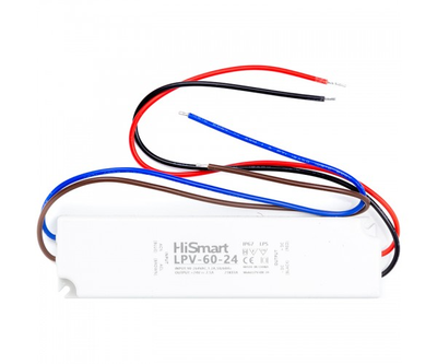 Блок живлення HiSmart 24V, 2.5А, 60W, IP67