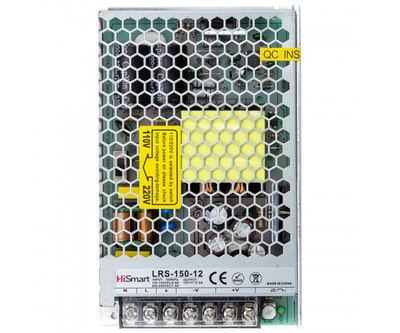 Блок живлення HiSmart 12V, 12.5A, 150W