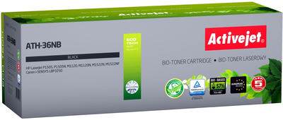 Toner Activejet Supreme BIO kartridż do HP 36A CB436A, Canon CRG-713 Black (ATH-36NB BIO)