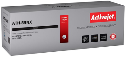 Картридж Activejet Supreme для HP 83X CF283X, Canon CRG-737 Black (ATH-83NX)