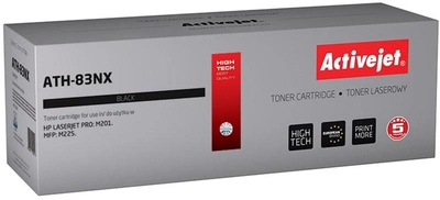 Картридж Activejet Supreme для HP 83X CF283X, Canon CRG-737 Black (ATH-83NX)