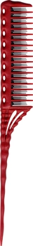 Гребінець для начісування Y.S.Park Professional 150 Teasing Combs Red (4981104365379)