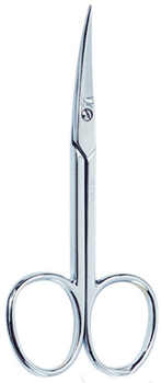 Ножиці манікюрні для кутикули Beter вигнуті хромовані 9 см (8412122340452)