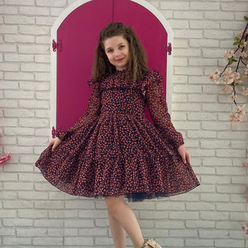 Детское платье из шифона для девочки купить в Москве, нарядные шифоновые платья