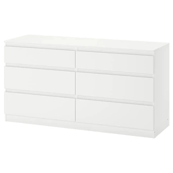 Комод ІКЕА KULLEN 140х72 см Білий (90309245)