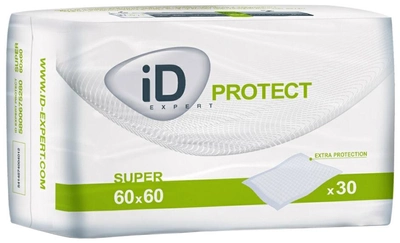 Jednorazowe higieniczne pieluchy chłonne iD Protect Consumer CEE Super 60x60 cm 30 szt. (5411416047902)