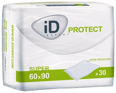 Jednorazowe higieniczne pieluchy chłonne iD Protect Consumer CEE Super 60x90 cm 30 szt. (5411416047940)