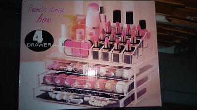 Органайзер для косметики Cosmetic Storage Box Прозорий (4KSMGNZR) TIN66