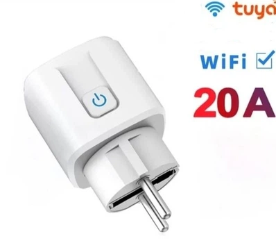 Розумна WiFi розетка Smart plug 20А біла