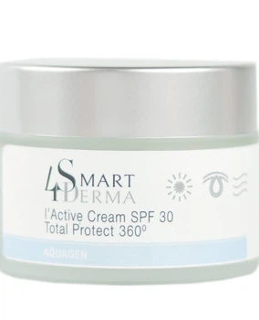 Экстраувлажняющий крем с церамидами SPF 30 Smart4Derma Aquagen Active Cream Total Protect 360 50мл