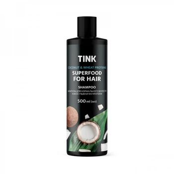 Шампунь Tink Shampoo Кокос и Пшеничные протеины увлажняющий для нормальных волос 500 мл (4823109406551)