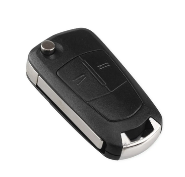 Корпус викидного ключа для OPEL Corsa D, Astra H, Insignia, Vectra C, Zafira, Signum, Meriva, 2 кнопки, лезо