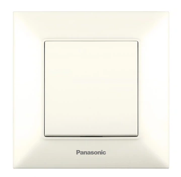 Выключатель одноклавишный Panasonic Arkedia Slim крем WNTC0001-2BG