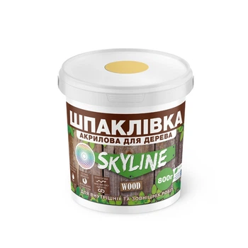 Шпаклівка для Дерева готова до застосування акрилова SkyLine Wood Ясен 800 г (42472198_rozetka)