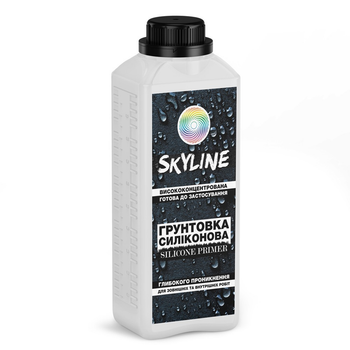 Грунтовка Силиконовая высококонцентрированная глубокопроникающая Silicone Primer SkyLine 1 л (42388122_rozetka)
