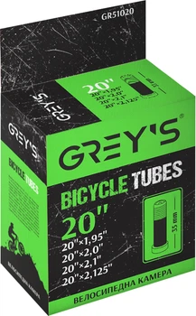 Велокамера Grey's 20" (20"x1.95"-2.125") AV 35 мм (GR51020)