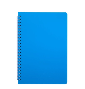 Записная книга блокнот Buromax BRIGHT LOGO2U A5 60 л клетка на пружине (BM.24554155-14)