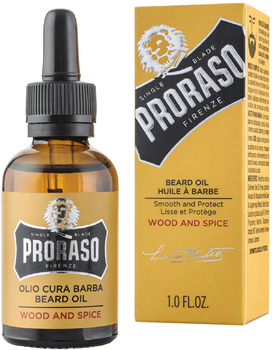 Олія для догляду за бородою Proraso Вуд енд Спайс 30 мл (8004395001668)