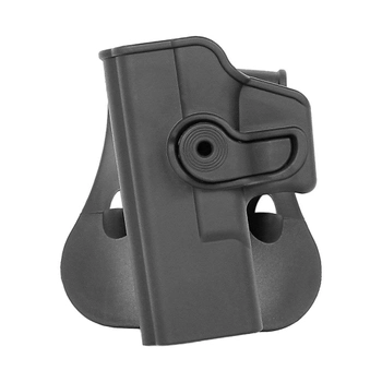 Жорстка полімерна поясна поворотна кобура IMI Defense для Glock 19/23/25/28/32 під ліву руку.