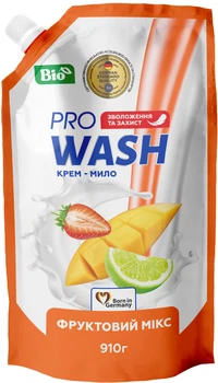Рідке крем-мило для рук Pro Wash Фруктовий мікс 910 мл (4262396140173)