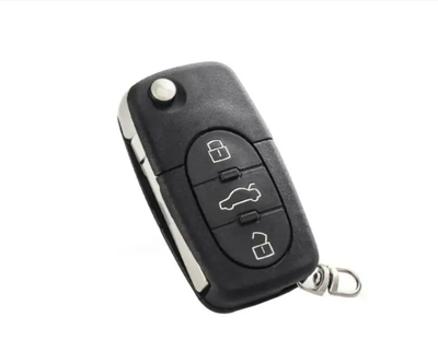 Корпус выкидного ключа для Audi A4 A6, 3 кнопки. Батарея 2032 AragamiKey