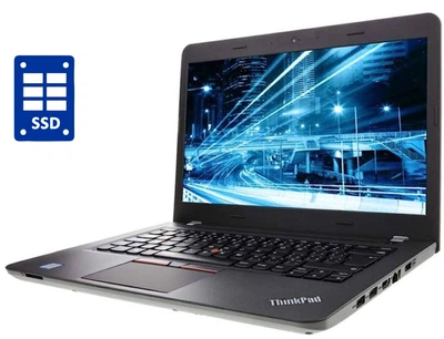 Ультрабук Lenovo ThinkPad E460 / 14" TN / Intel Core i3-6100U (2(4) ядра по 2.3GHz) / 16GB DDR3 / 256GB SSD / HD Graphics 520 / WebCam / Win 10 б/у