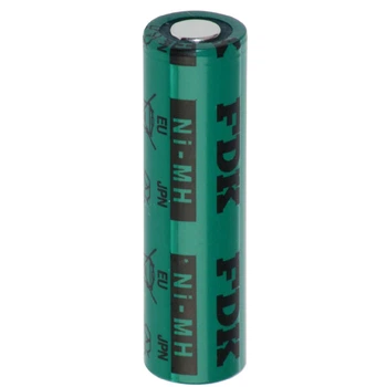Аккумулятор промышленный FDK HR-AAUC, Ni-MH AA, 1200mAh, 1.2V, 2.4A, flat top