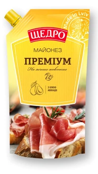 Майонез Щедро Преміум 72% 550г