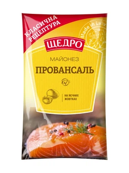Майонез Щедро Провансаль 67% 190г