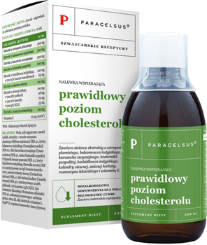 Nalewka Aura Herbals Paracelsus Prawidłowy Poziom Cholesterolu 200 ml (5902768597288)