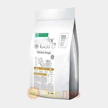 Сухой корм Nature's Protection Superior Care White Dogs Adult Small and Mini Breeds для взрослых собак малых пород с белой окраской шерсти, с ягненком, 17 кг