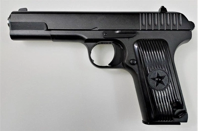 Страйкбольный спринговый пистолет Galaxy металлический с глушителем G.33A (TT)