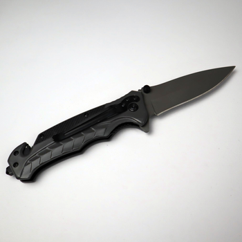 Складной туристический нож Browning 012-88 нож со стеклобоем и стропорезом Grey
