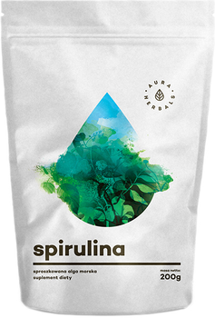 Aura Herbals Spirulina proszek 200 g (5901549658729)