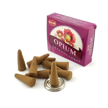 Благовоние Opium HEM 10шт/уп. Арома-конусы Опиум (31186K)