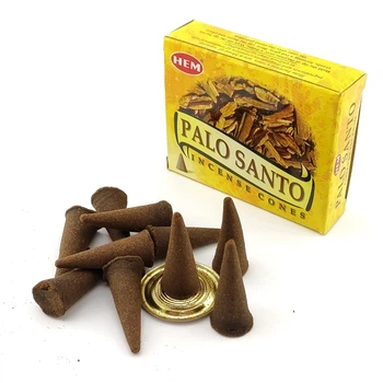 Благовония Palo Santo HEM 10шт/уп. Арома-конусы Пало Санто (34615)