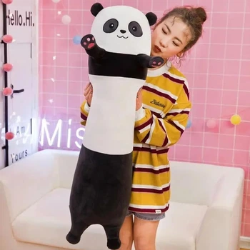 Мягкая игрушка обнимашка Панда батон 110 см My Kigu Плюшевая (9031)