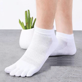 Носки низкие с пальцами мужские Dizer Socks 40-43 белый