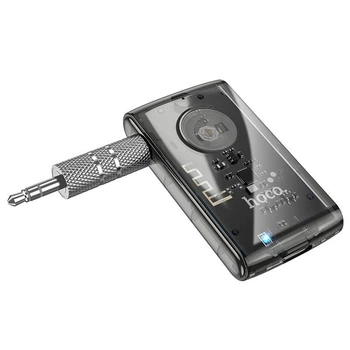 Аудіоадаптер, Bluetooth ресивер HOCO E66 AUX, чорний