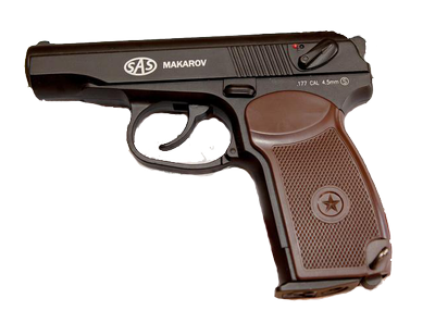 Пістолет пневматичний SAS Makarov Blowback. Корпус - метал (23702441)