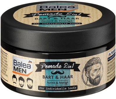 Модельуючий крем для бороди та волосся 2в1 - Balea Men Pomade 2 in 1 100ml (100ml) (997078-1290742-2)