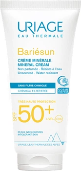 Сонцезахисний крем для обличчя та тіла Uriage Bariésun Crème Minérale SPF 50+ Мінеральний 100 мл (3661434001437)